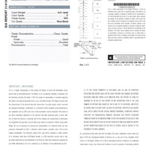 White Gold Brilliant Cut Diamond Classic Engagement Ring - 0.31ct-11787