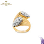 Yellow Gold Brilliant Cut Diamond Ring - 1.54ct-0