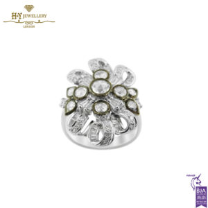 White & Yellow Gold Mix Shape Cut Diamond Ring - 1.47ct-0