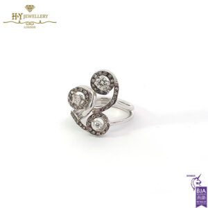 White Gold Brilliant Cut Diamond Ring - 0.28ct-17289