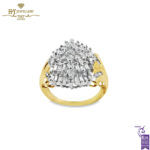 Yellow & White Gold Mix Cut Diamond Ring - 1.40ct-0