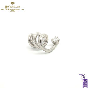 White Gold Brilliant Cut Diamond Pendant - 0.28ct-17348