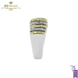 White & Yellow Gold with Fancy and White Brilliant Cut Diamond Ring - 2.01ct-14738
