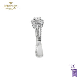 White Gold Brilliant Cut Diamond Ring - 0.40ct-14310