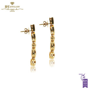 Yellow Gold Mixed Cut Diamond Earrings - 7.00ct -14417