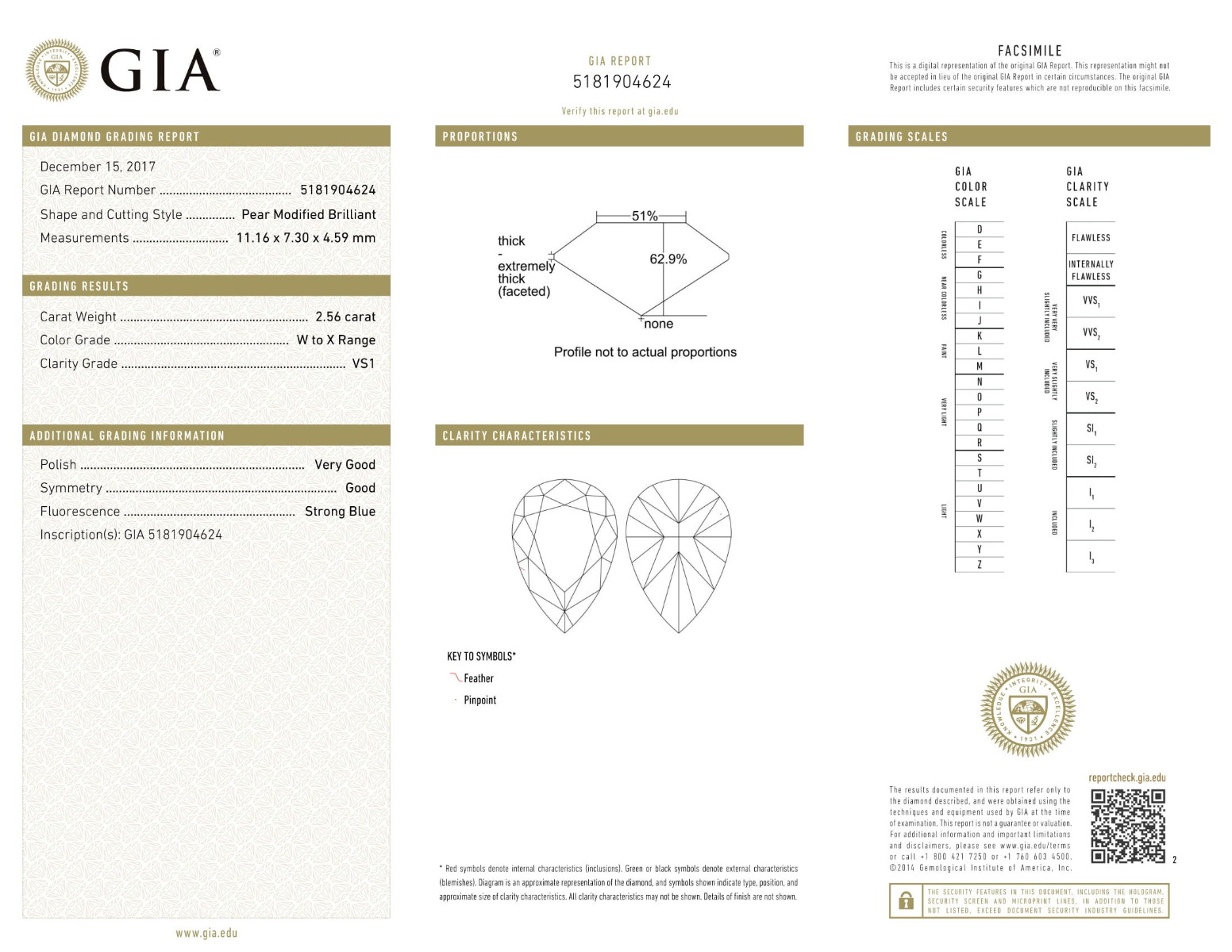 White Gold Pear Cut Yellow Diamond & Half Moon Cut Diamond Ring - 3.17ct-9655
