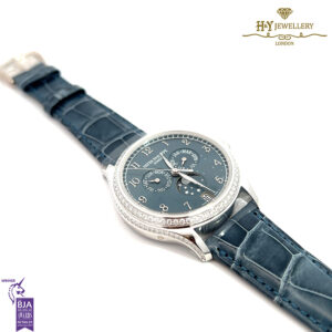 Patek Philippe Complications White Gold with Factory Diamonds {DISCONTINUED} - ref 4947G-001-15999