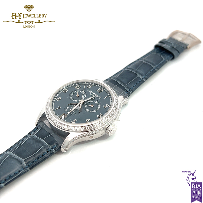 Patek Philippe Complications White Gold with Factory Diamonds {DISCONTINUED} - ref 4947G-001-16000
