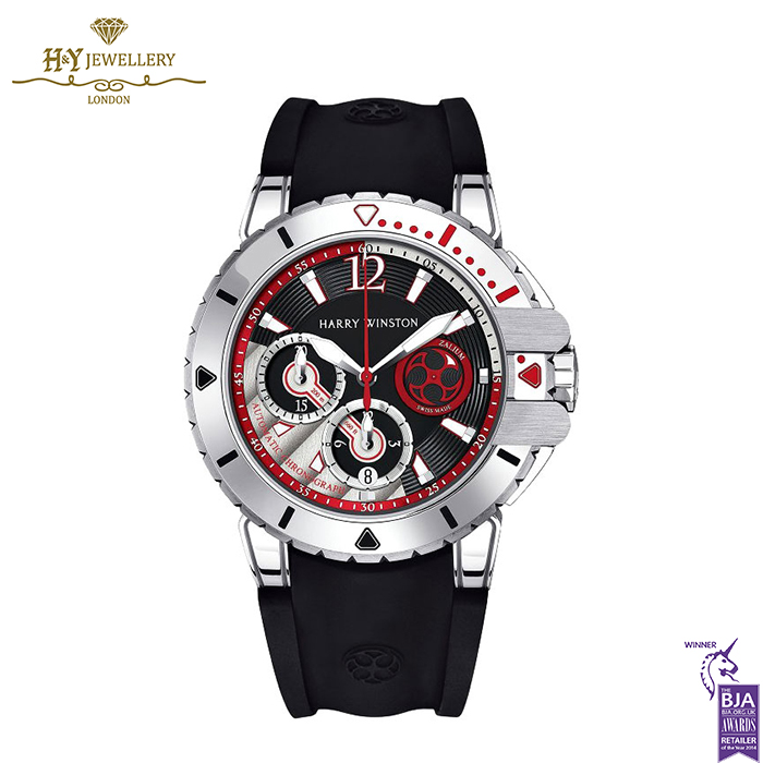 Harry Winston Ocean Diver White Gold - ref OCEACH44WZ007-0