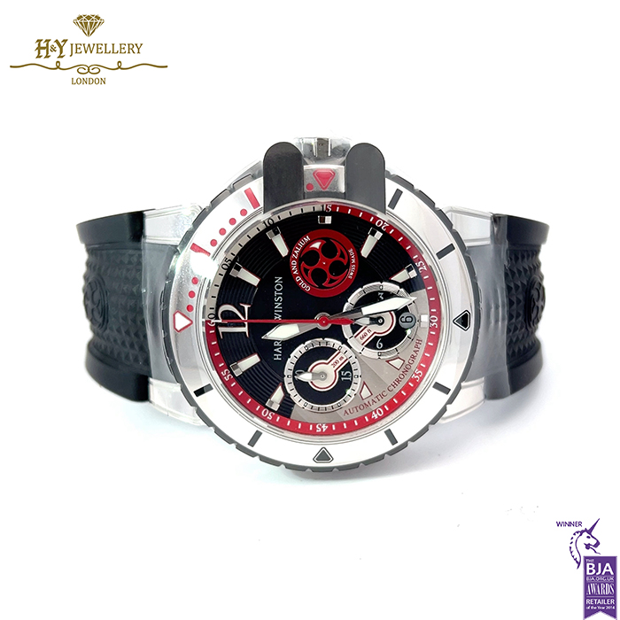 Harry Winston Ocean Diver White Gold - ref OCEACH44WZ007-15900