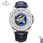 Patek Philippe World Time White Gold {DISCONTINUED} - ref 5131G-001-0