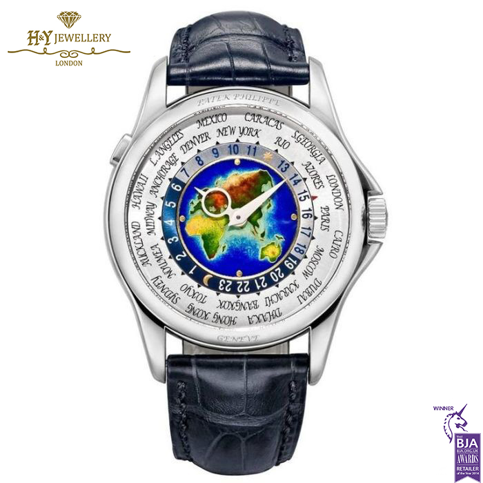 Patek Philippe World Time White Gold {DISCONTINUED} - ref 5131G-001-0