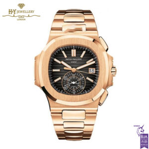 Patek Philippe Nautilus Chronograph Date Full Rose Gold {DISCONTINUED} - ref 5980/1R-001-0