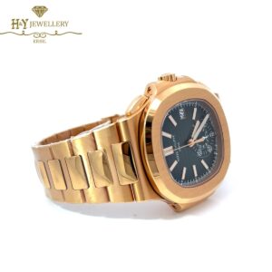 Patek Philippe Nautilus Chronograph Date Full Rose Gold {DISCONTINUED} - ref 5980/1R-001-12355