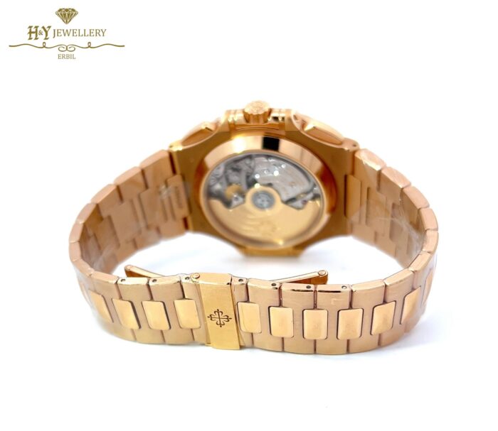 Patek Philippe Nautilus Chronograph Date Full Rose Gold {DISCONTINUED} - ref 5980/1R-001-12357