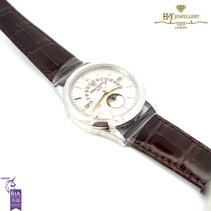 Patek Philippe Grand Complications Perpetual Calendar Platinum {DISCONTINUED}- ref 5496P-015-16034