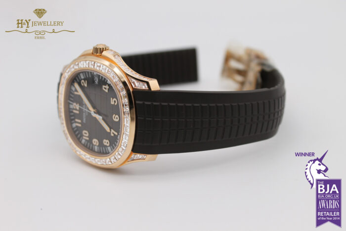 Patek Philippe Aquanaut Rose Gold with Factory Diamonds - ref 5167/300R-010-9990