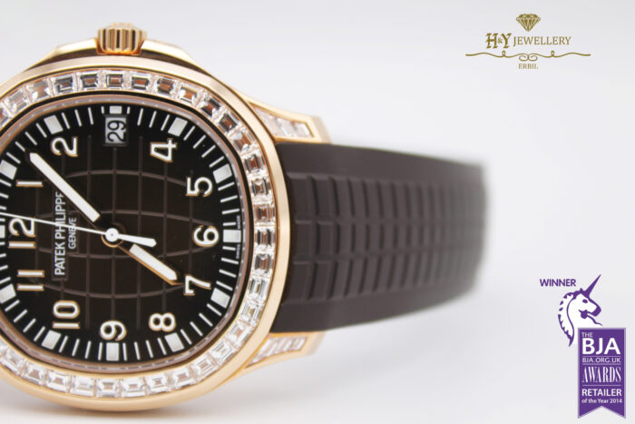 Patek Philippe Aquanaut Rose Gold with Factory Diamonds - ref 5167/300R-010-9991