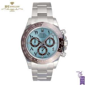 Rolex Daytona Platinum Arabic Ice Blue Dial - ref 116506-0