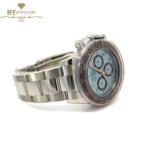 Rolex Daytona Platinum Arabic Ice Blue Dial - ref 116506-12125