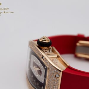 Richard Mille Ladies Automatic Winding Rose Gold w/ Factory Diamonds Ref - RM07-01 -9972