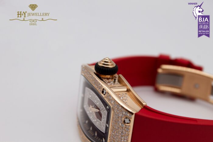 Richard Mille Ladies Automatic Winding Rose Gold w/ Factory Diamonds Ref - RM07-01 -9972