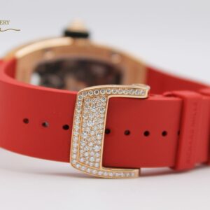 Richard Mille Ladies Automatic Winding Rose Gold w/ Factory Diamonds Ref - RM07-01 -9973