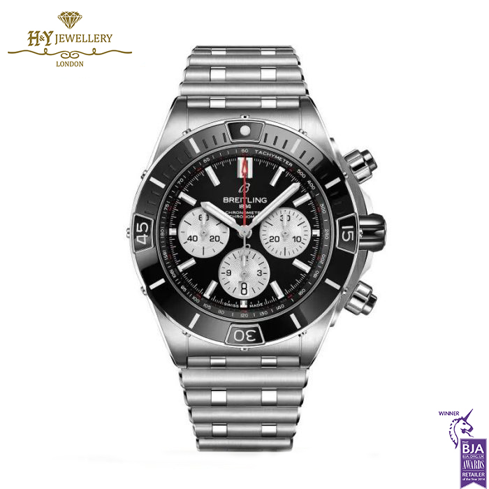 Breitling Super Chronomat Stainless Steel Black - ref AB0136251B1A1-0