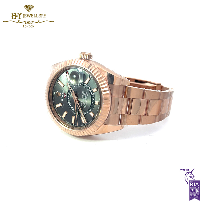 Rolex Sky-Dweller Rhodium Dial Rose Gold - ref 326935-16247