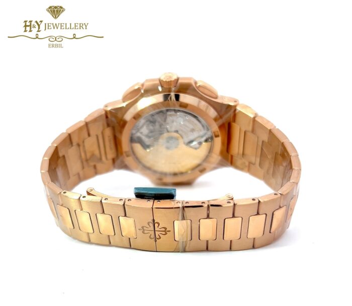 Patek Philippe Nautilus Travel Time Chronograph Rose Gold - ref 5990/1R-001-12642
