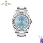 Rolex Day-Date 40 Platinum with Factory Diamonds - 228396TBR-0