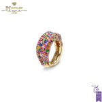 Fabergé Emotion Yellow Gold & Multicoloured Gemstone Petite Ring-0