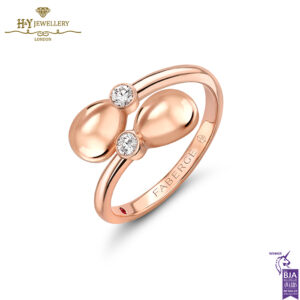 Fabergé Essence Rose Gold Crossover Ring-0