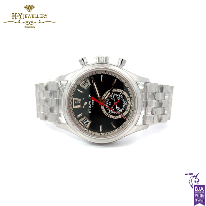 Patek Philippe Complications Annual Calendar Chronograph Stainless Steel {DISCONTINUED} - ref 5960/1A-010-16095