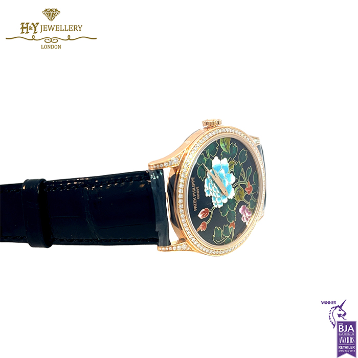 Patek Philippe Calatrava Rose Gold with Diamond {LIMITED} - ref 5077/100R-027-16104