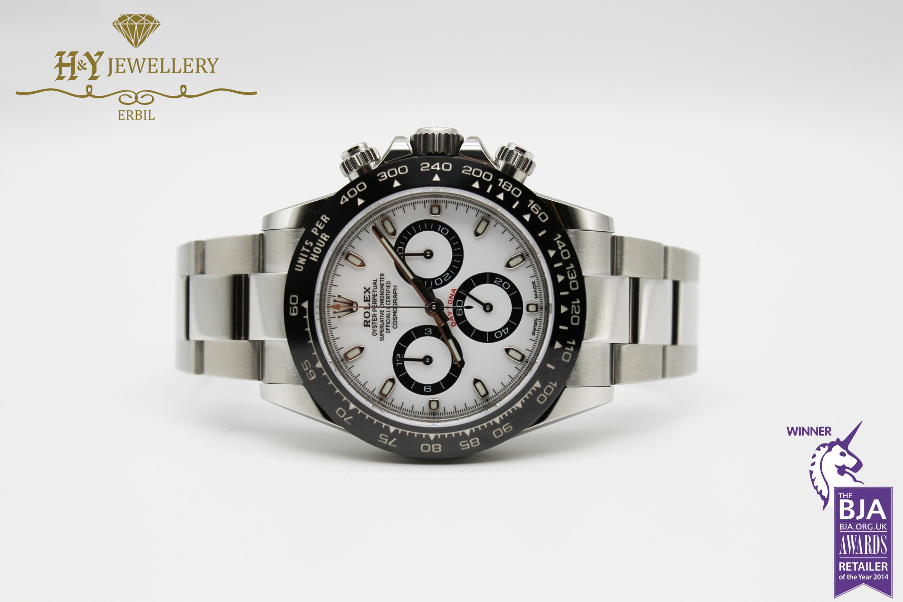 Rolex Daytona Steel & Ceramic White Dial - ref 116500LN-10885