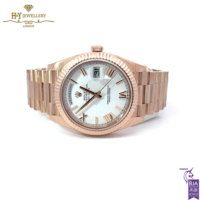Rolex Day-Date with Roman numerals Rose Gold - ref 228235-15692