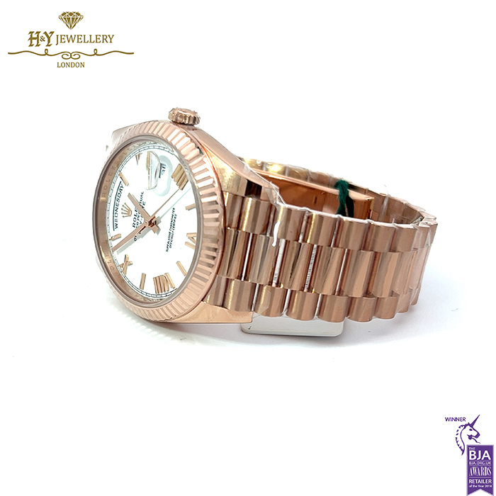 Rolex Day-Date with Roman numerals Rose Gold - ref 228235-15693