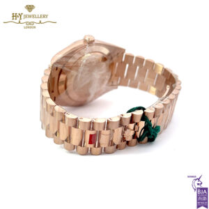 Rolex Day-Date with Roman numerals Rose Gold - ref 228235-15696