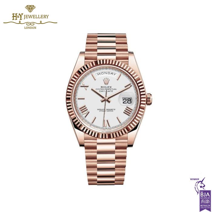 Rolex Day-Date with Roman numerals Rose Gold - ref 228235-0