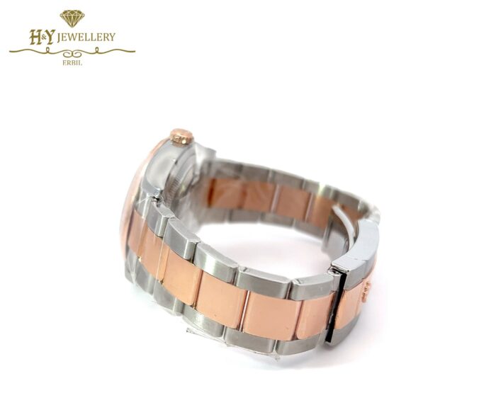 Rolex Datejust Rose Gold & Steel "Wimbledon" Slate Roman Dial - ref 126231-12180