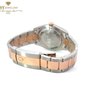 Rolex Datejust Rose Gold & Steel "Wimbledon" Slate Roman Dial - ref 126231-12181