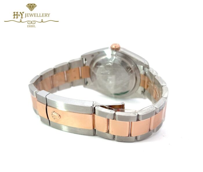 Rolex Datejust Rose Gold & Steel "Wimbledon" Slate Roman Dial - ref 126231-12181