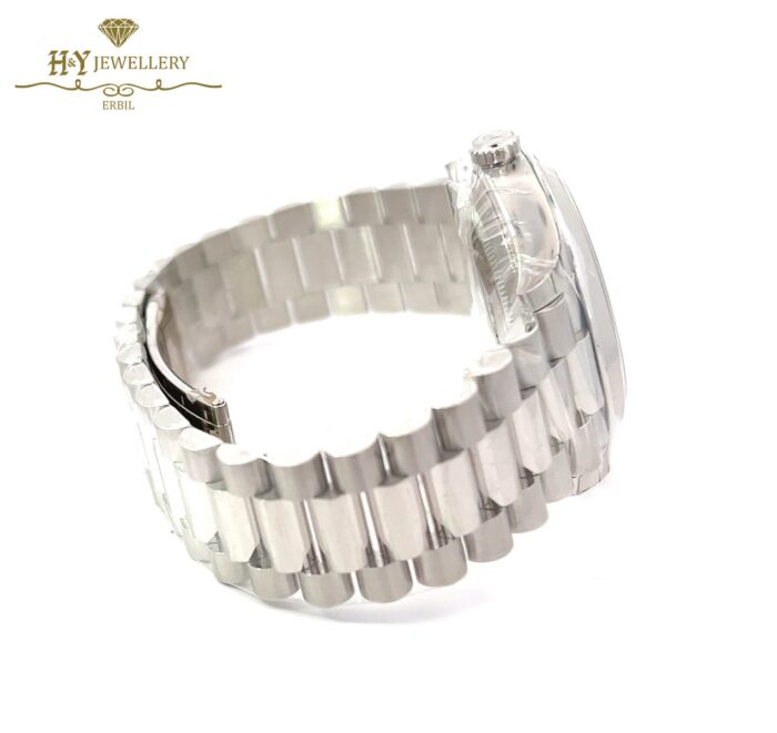 Rolex Day-Date Platinum Arabic Numerals { DISCONTINUED } - ref 228206-12083