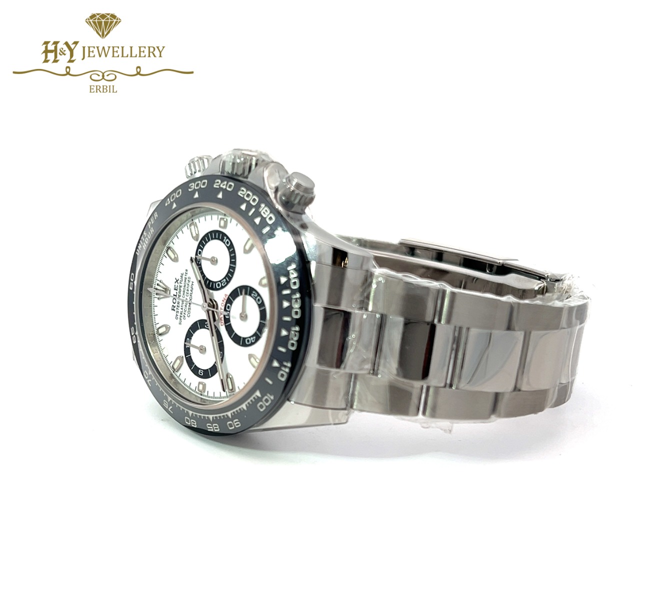 Rolex Daytona Steel & Ceramic White Dial - ref 116500LN-12090