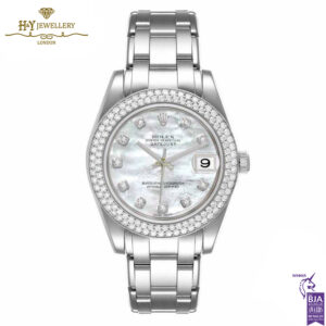 Rolex DateJust Pearl Master Dial White Gold {DISCONTINUED} - ref 81339-0