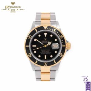 Rolex Submariner Date Yellow Gold & Steel {DISCONTINUED} - ref 16613-0