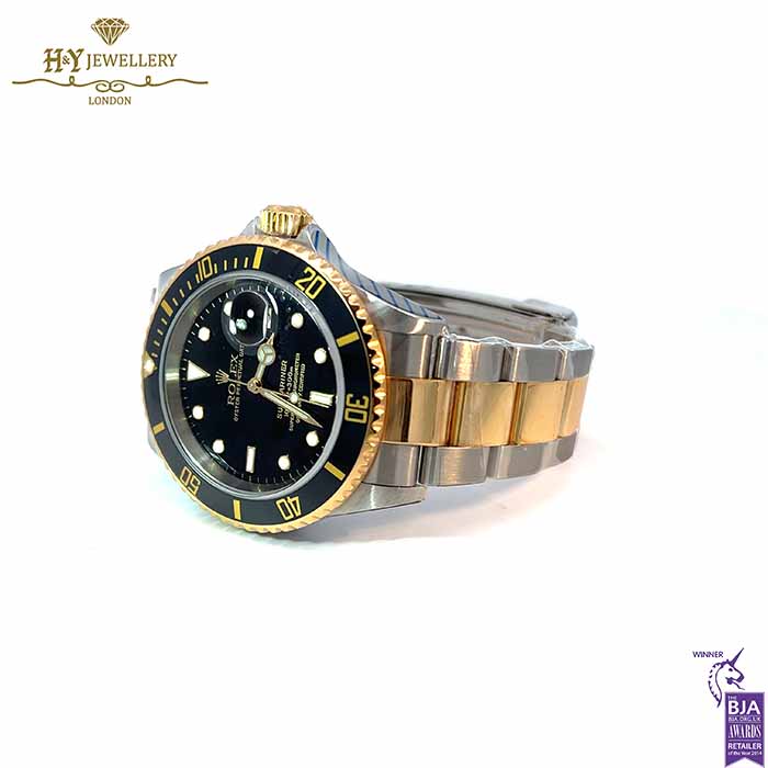 Rolex Submariner Date Yellow Gold & Steel {DISCONTINUED} - ref 16613-15815