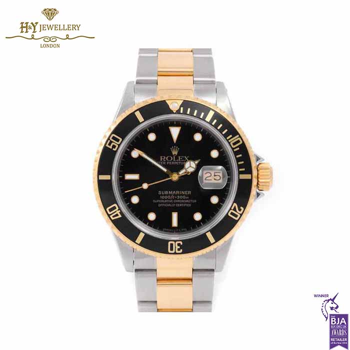 Rolex Submariner Date Yellow Gold & Steel {DISCONTINUED} - ref 16613-0