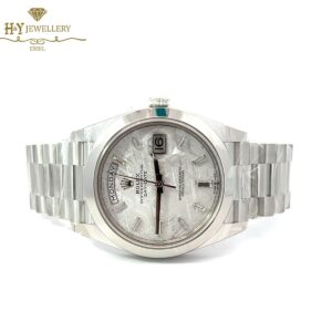 Rolex Day-Date Meteorite Dial Platinum {DISCONTINUED} - ref 228206-12071